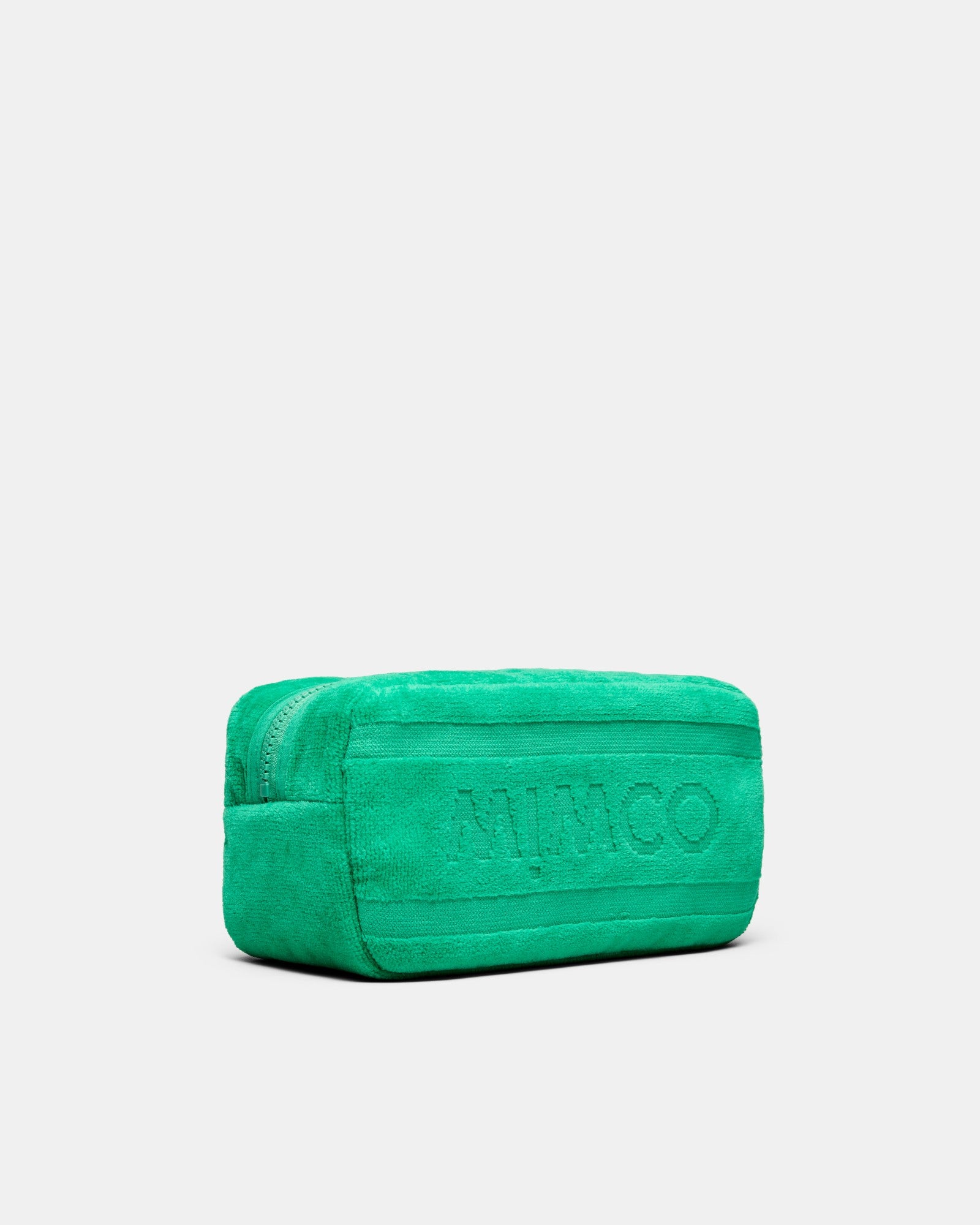 Crest Towelling Cosmetic Case - Grass Green