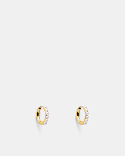 En Pointe Hoop Earrings - Pink