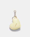 Romance Heart Bag Charm - Buttermilk