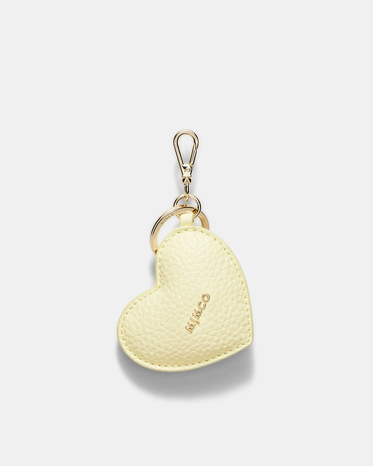 Romance Heart Bag Charm - Buttermilk