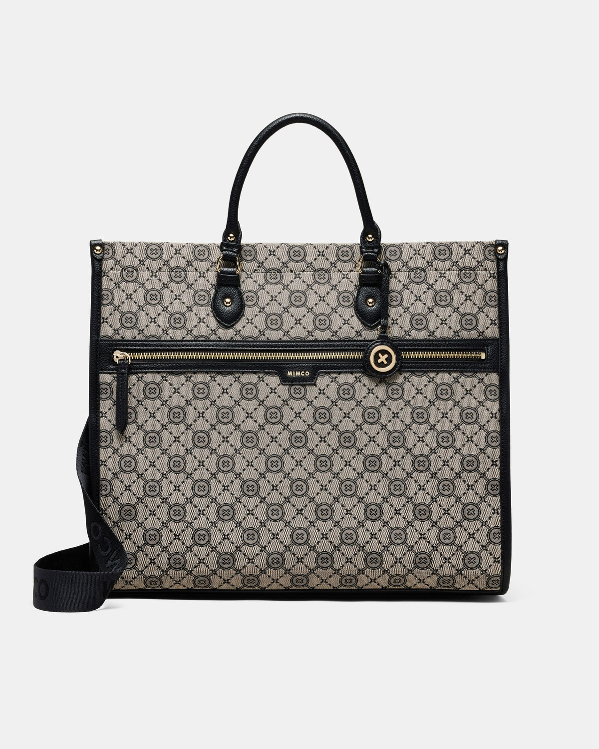 Mim-Gram Tote Bag - Black Light Gold