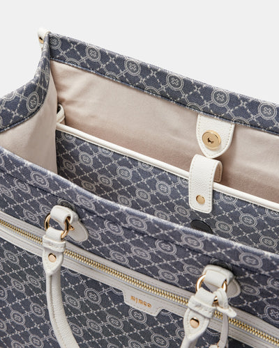 Mim-Gram Tote Bag - Denim