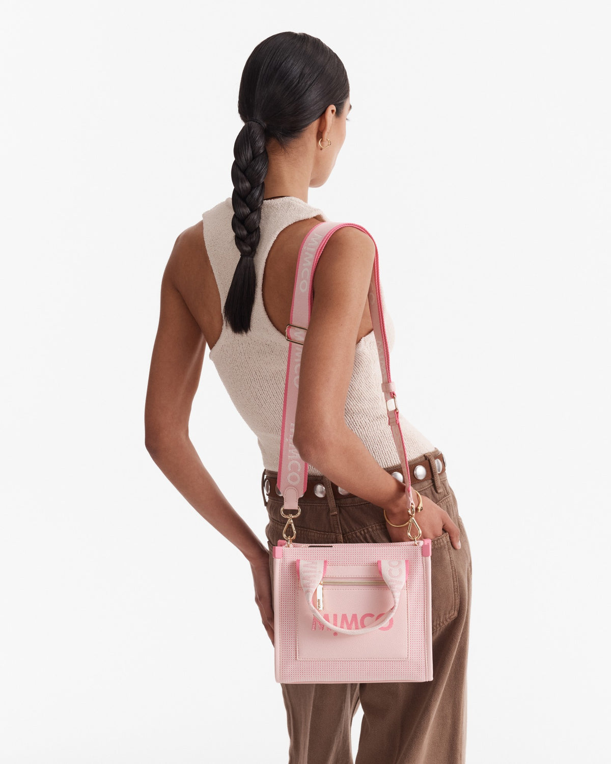 Patch Mini Tote Bag - Petal