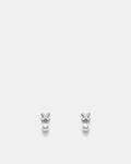 Essense Pearl Stud Earrings - Silver