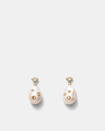Desire Pearl Earrings - Pearl