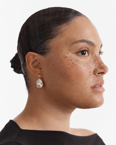 Desire Pearl Earrings - Pearl