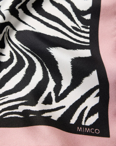 Zebra Square Scarf - Multicolour