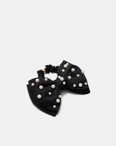 Make A Bow Hair Tie - Black
