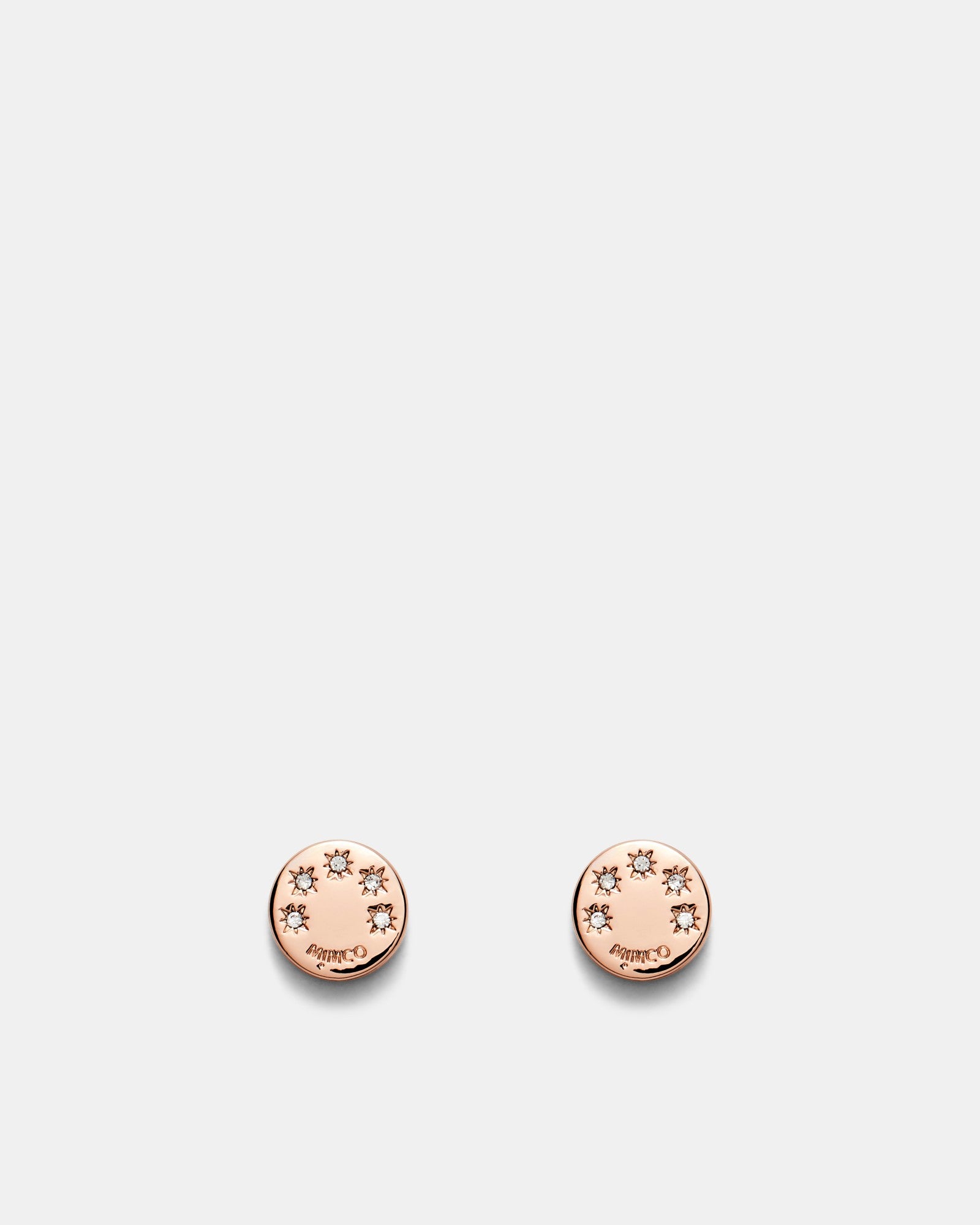 Alluring Stud Earrings - Rose Gold