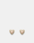 Adorbs Heart Stud Earrings - Petal