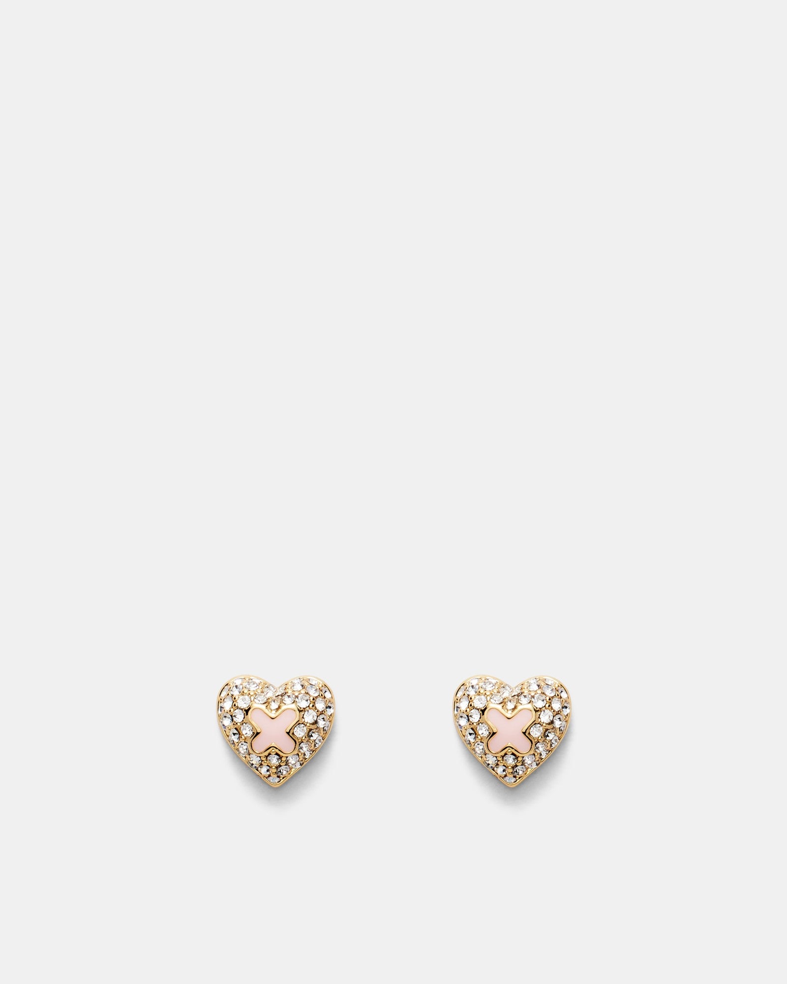 Adorbs Heart Stud Earrings - Petal