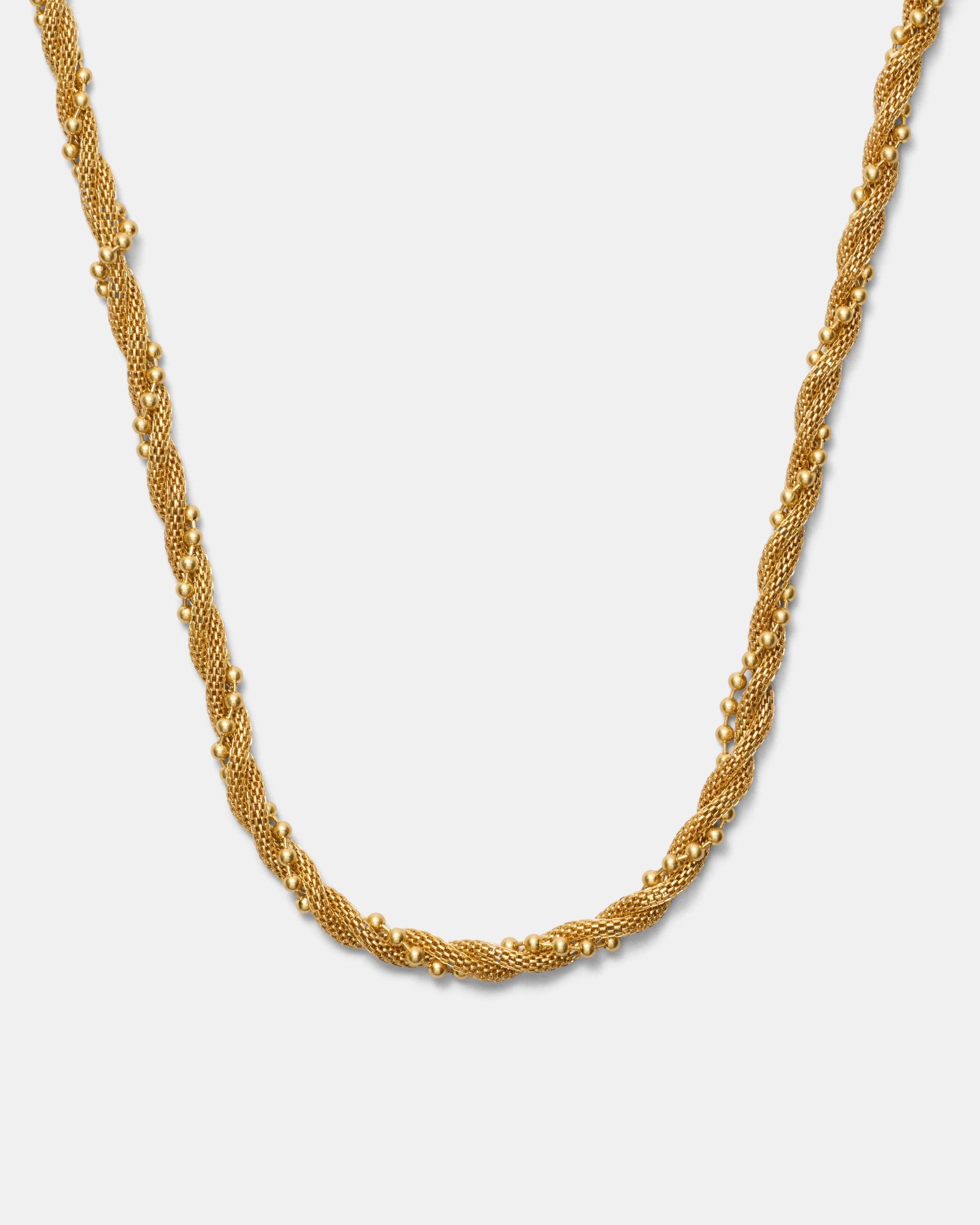 Contort Chain Necklace - Gold