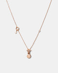 Alluring Long Necklace - Rose Gold