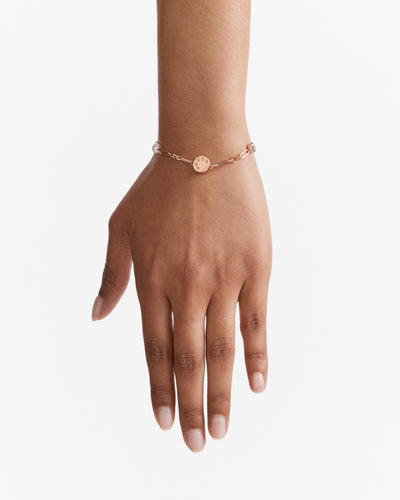 Alluring Toggle Bracelet - Rose Gold