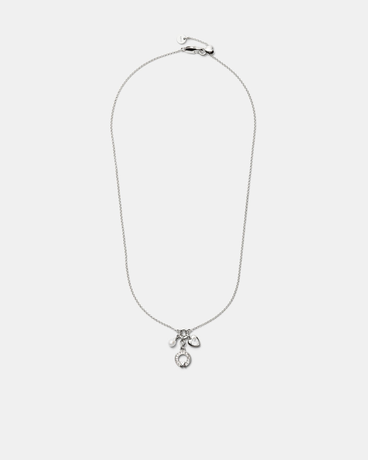 Encanto Earrings And Necklace Set - Silver