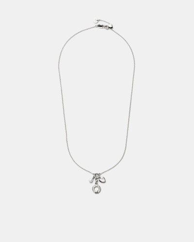 Encanto Earrings And Necklace Set - Silver