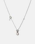 Alluring Long Necklace - Silver