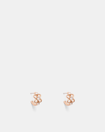 Adorbs Hoop Earrings - Rose Gold