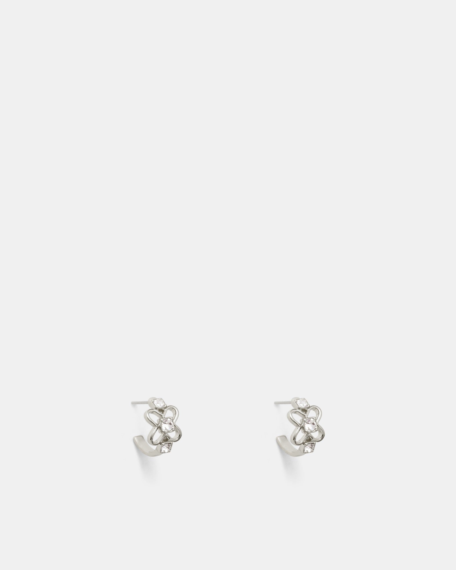 Adorbs Hoop Earrings - Silver