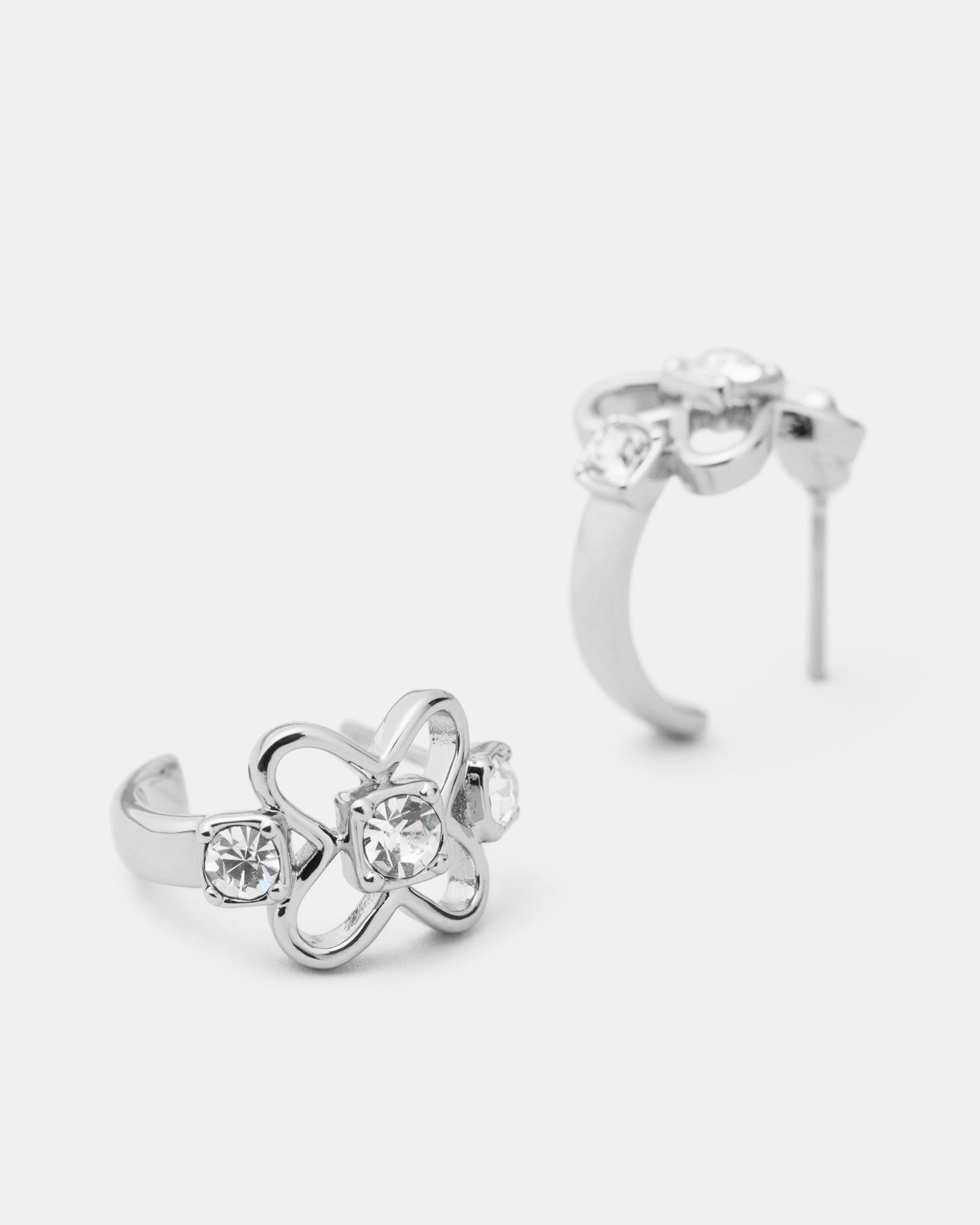 Adorbs Hoop Earrings - Silver