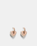 Lovely Enamel Stud Earrings - Vanilla