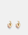 Lovely Enamel Stud Earrings - Petal
