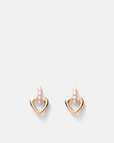 Lovely Stud Earrings - Rose Gold