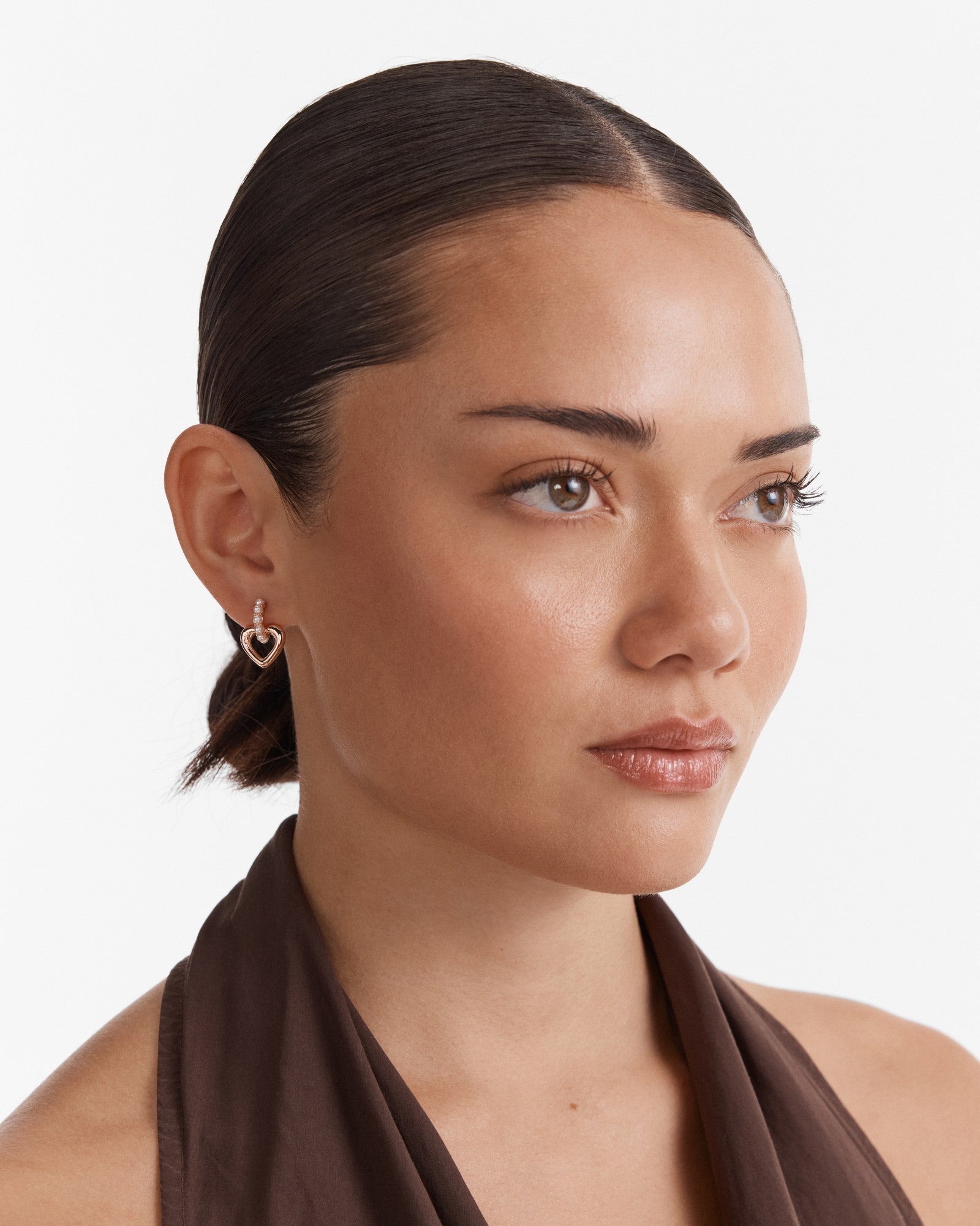 Lovely Stud Earrings - Rose Gold