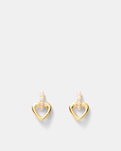 Lovely Stud Earrings - Gold