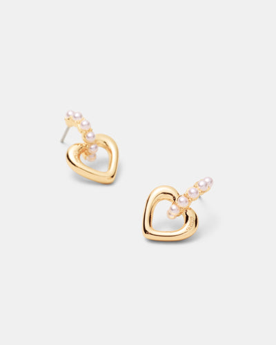 Lovely Stud Earrings - Gold