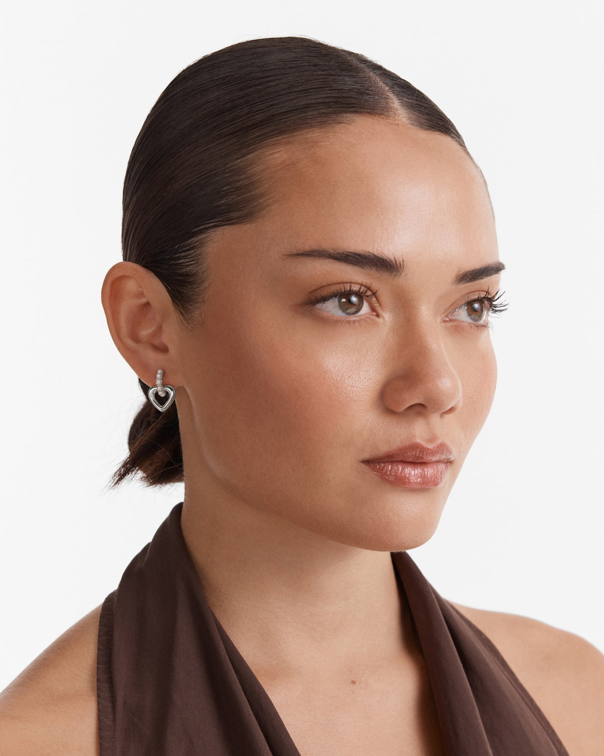 Lovely Stud Earrings - Silver