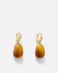 Zozo Charm Hoop Earrings - Gold