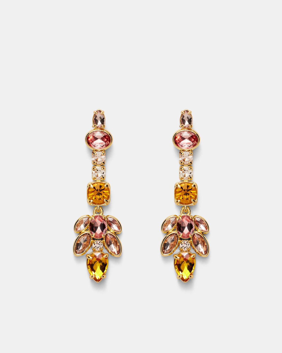 Alluring Drop Earrings - Petal