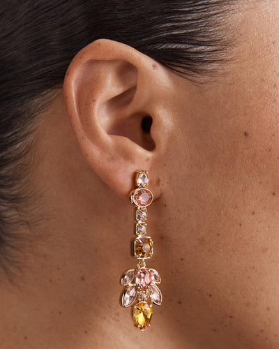 Alluring Drop Earrings - Petal