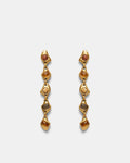 Pebble Drop Earrings - Caramel