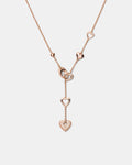 Lovely Heart Necklace - Rose Gold