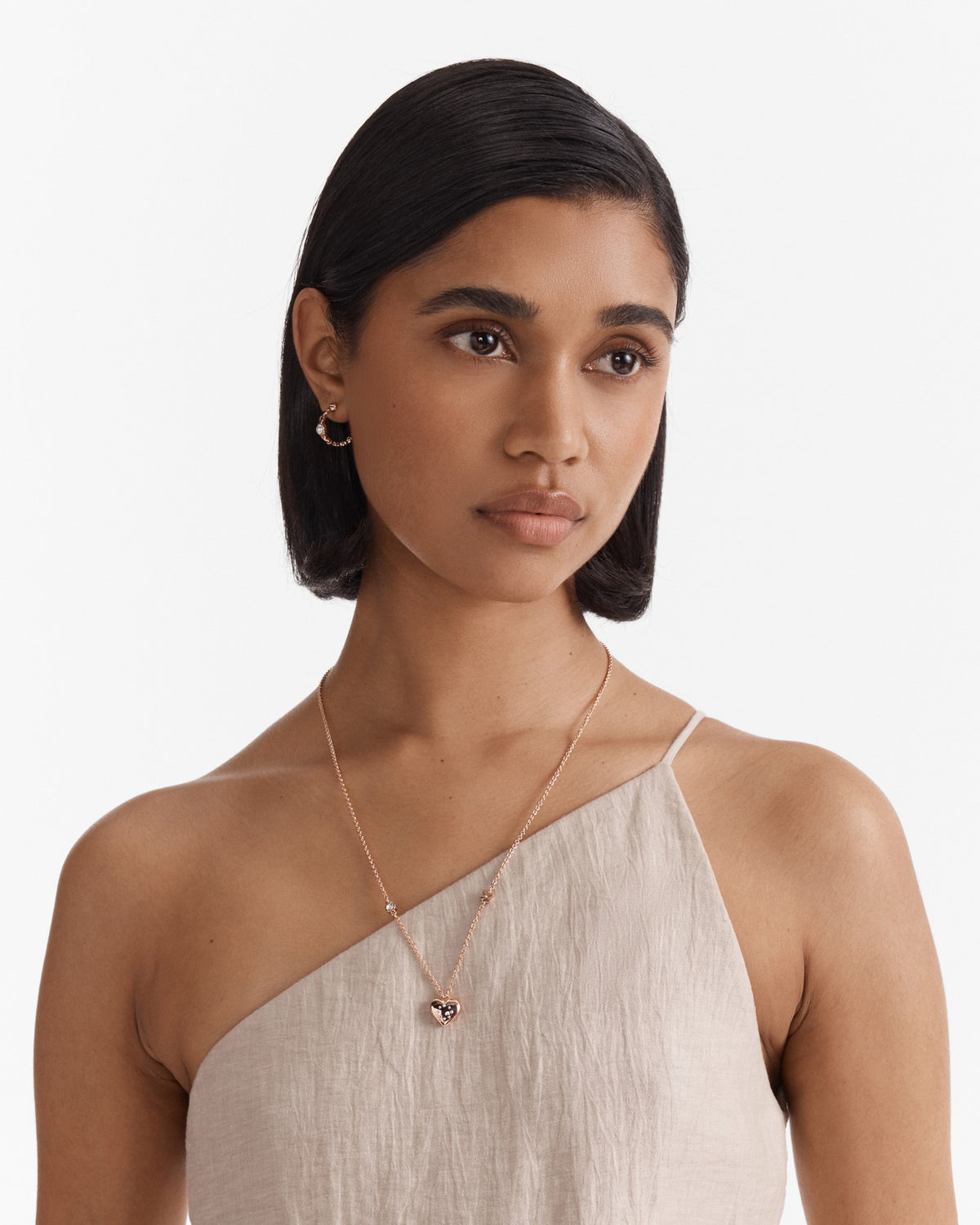 Lovely Trio Necklace - Rose Gold