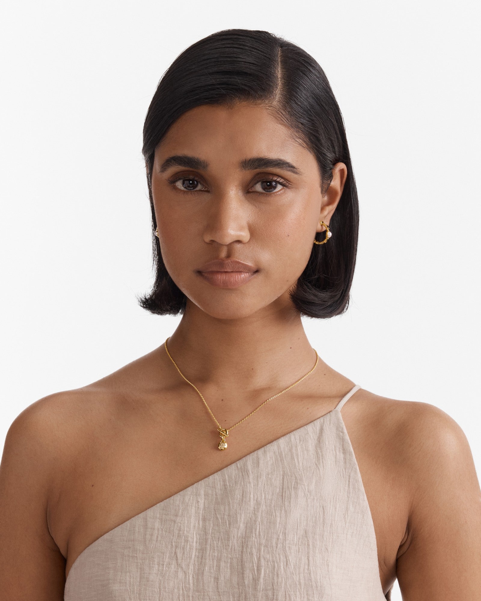 Lovely Trio Necklace - Gold