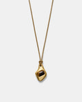 Pebble Long Necklace - Gold