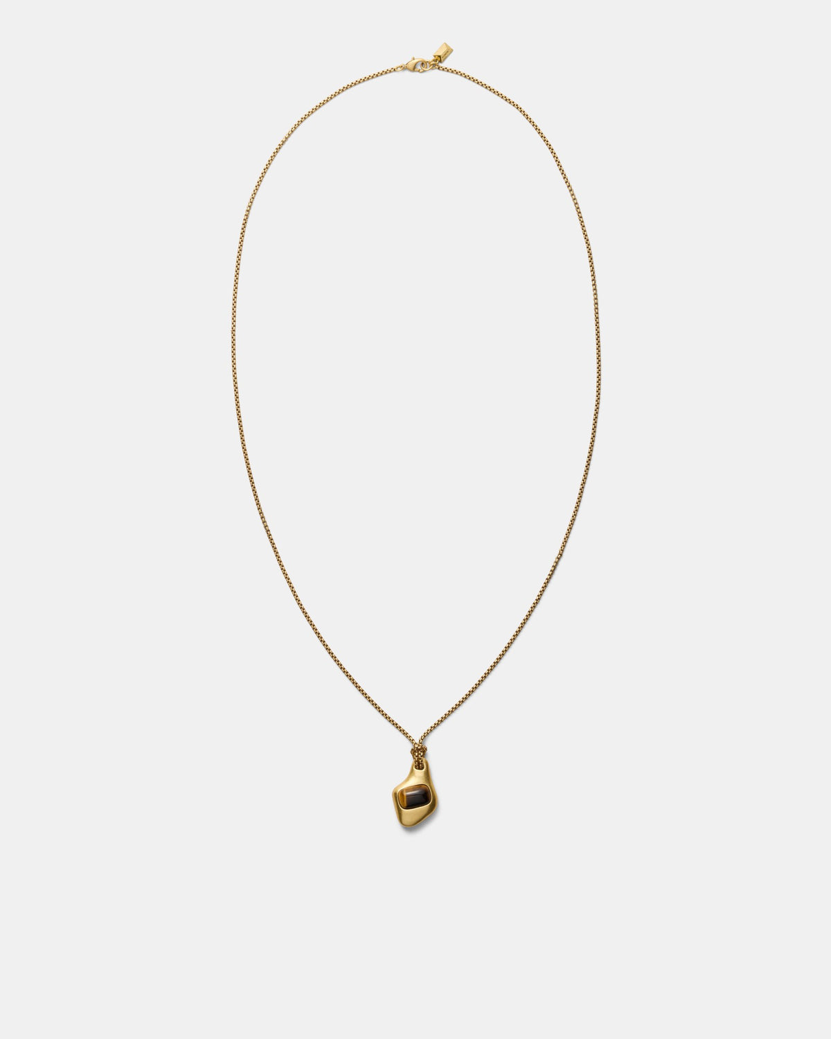 Pebble Long Necklace - Gold