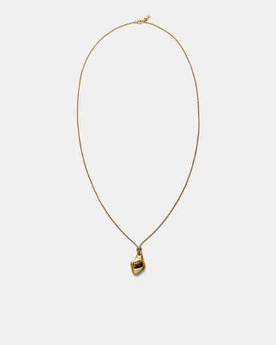 Pebble Long Necklace - Gold