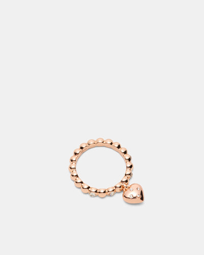 Lovely Charm Ring - Rose Gold