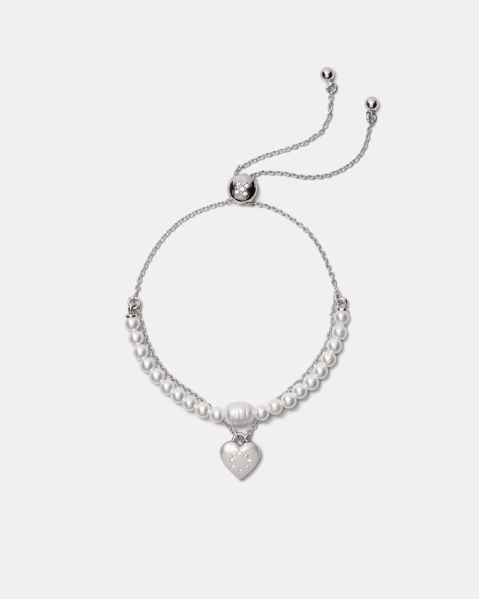 Lovely Toggle Bracelet - Silver