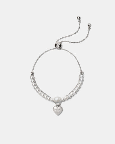 Lovely Toggle Bracelet - Silver