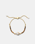 Pebble Pearl Bracelet - Caramel