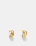 Ultimatum Huggie Hoop Earrings - Gold