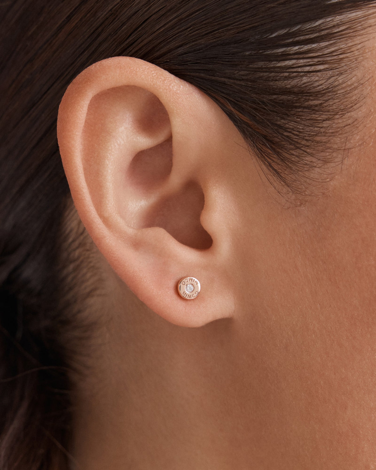 Finito Stud Earrings - Rose Gold