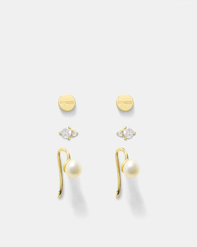 Fond Earrings Set - Gold