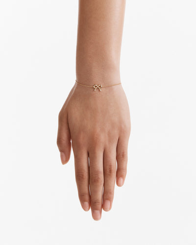 Baby Bow Bracelet - Gold
