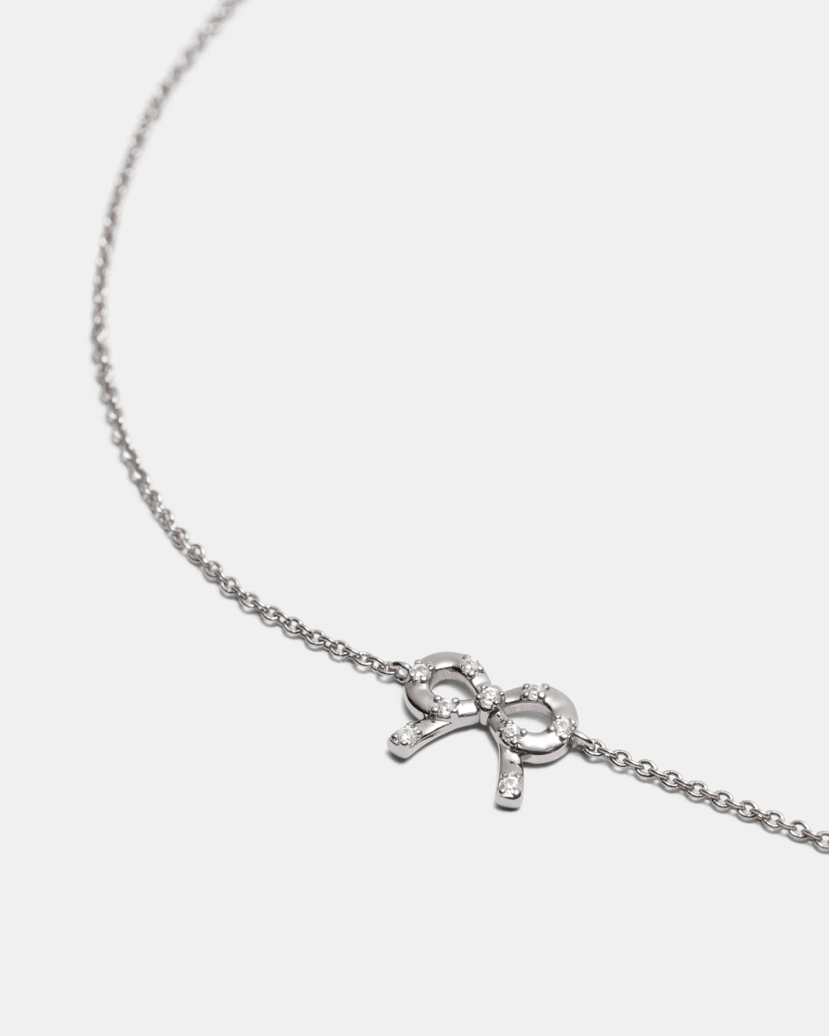 Baby Bow Bracelet - Silver